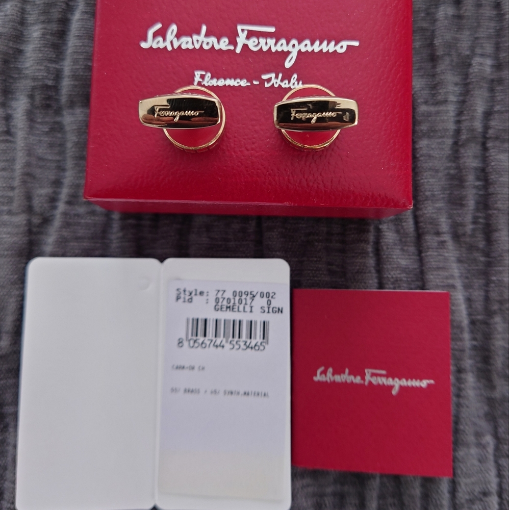 GUARANTEED ATHENTIC Salvatore Ferragamo Cufflinks